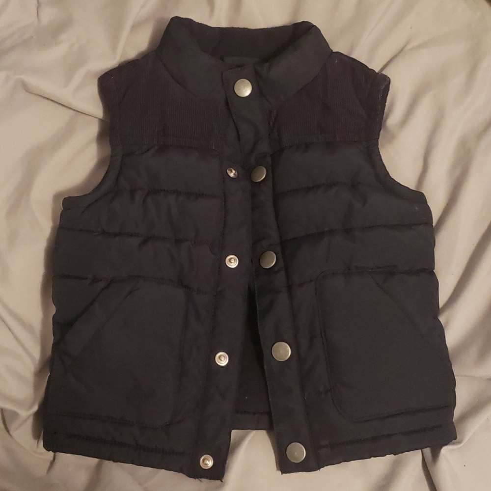 Toddler Boy's Navy Blue Puffer Vest 12- 24 mos